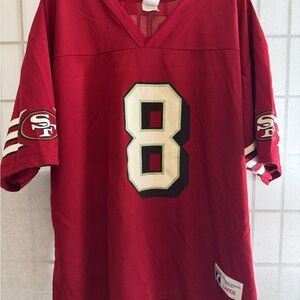 Vintage LOGO 7 San Francisco 49ers - YOUNG No. 8